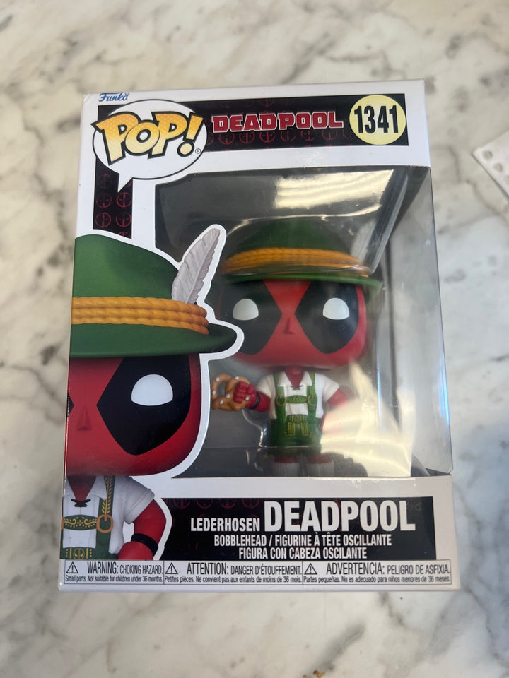 Funko Pop! Lederhosen Deadpool #1341 Marvel  P72325