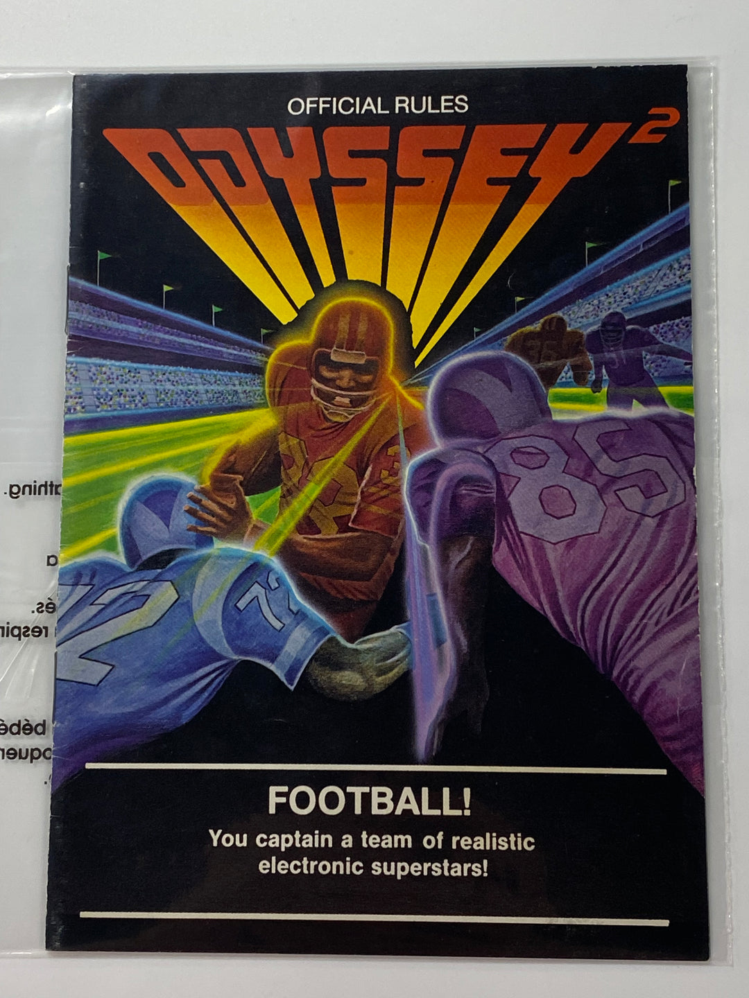 Football! Manual Only IB3366-1 Odyssey 2 MO8626