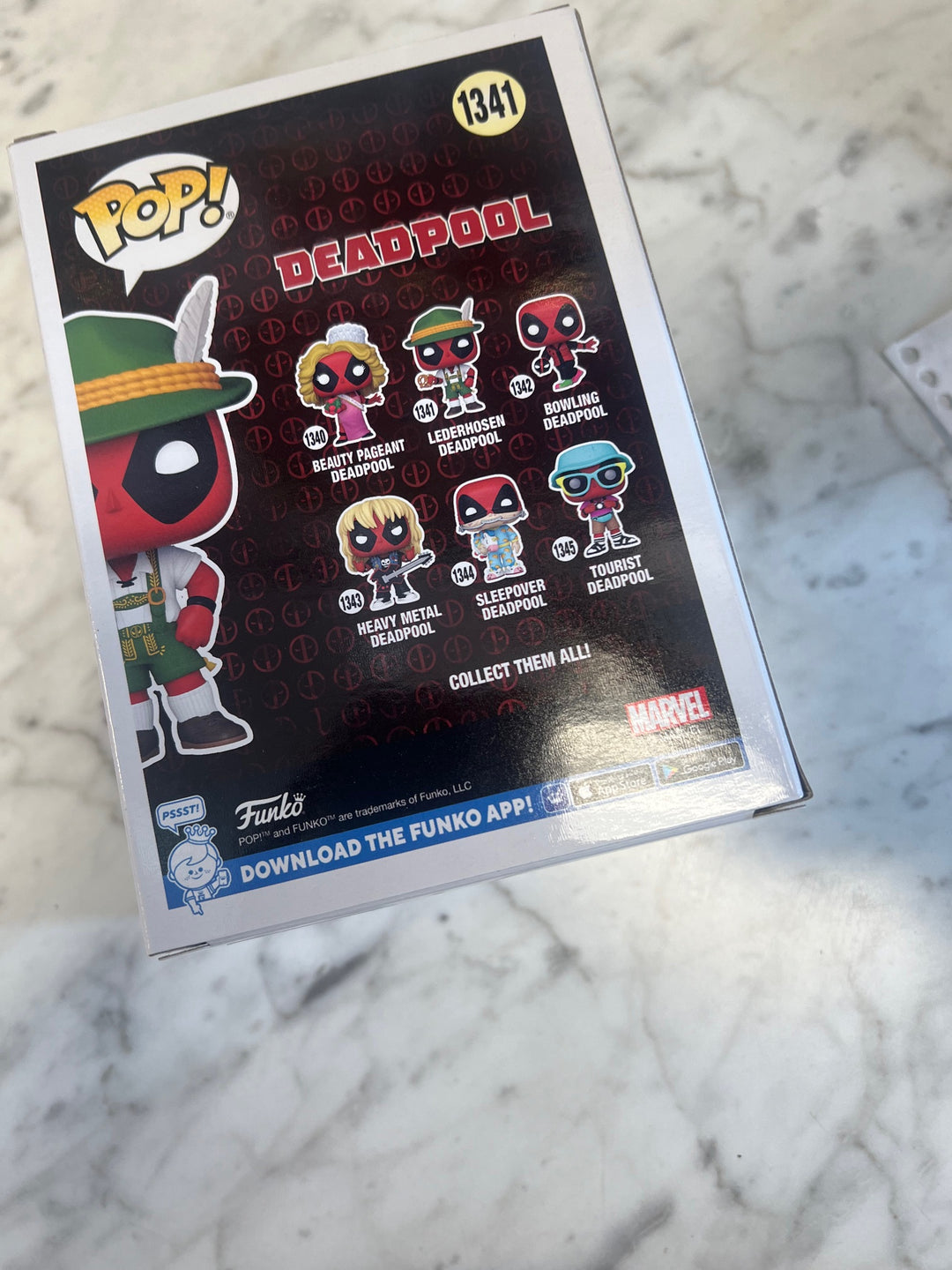 Funko Pop! Lederhosen Deadpool #1341 Marvel  P72325