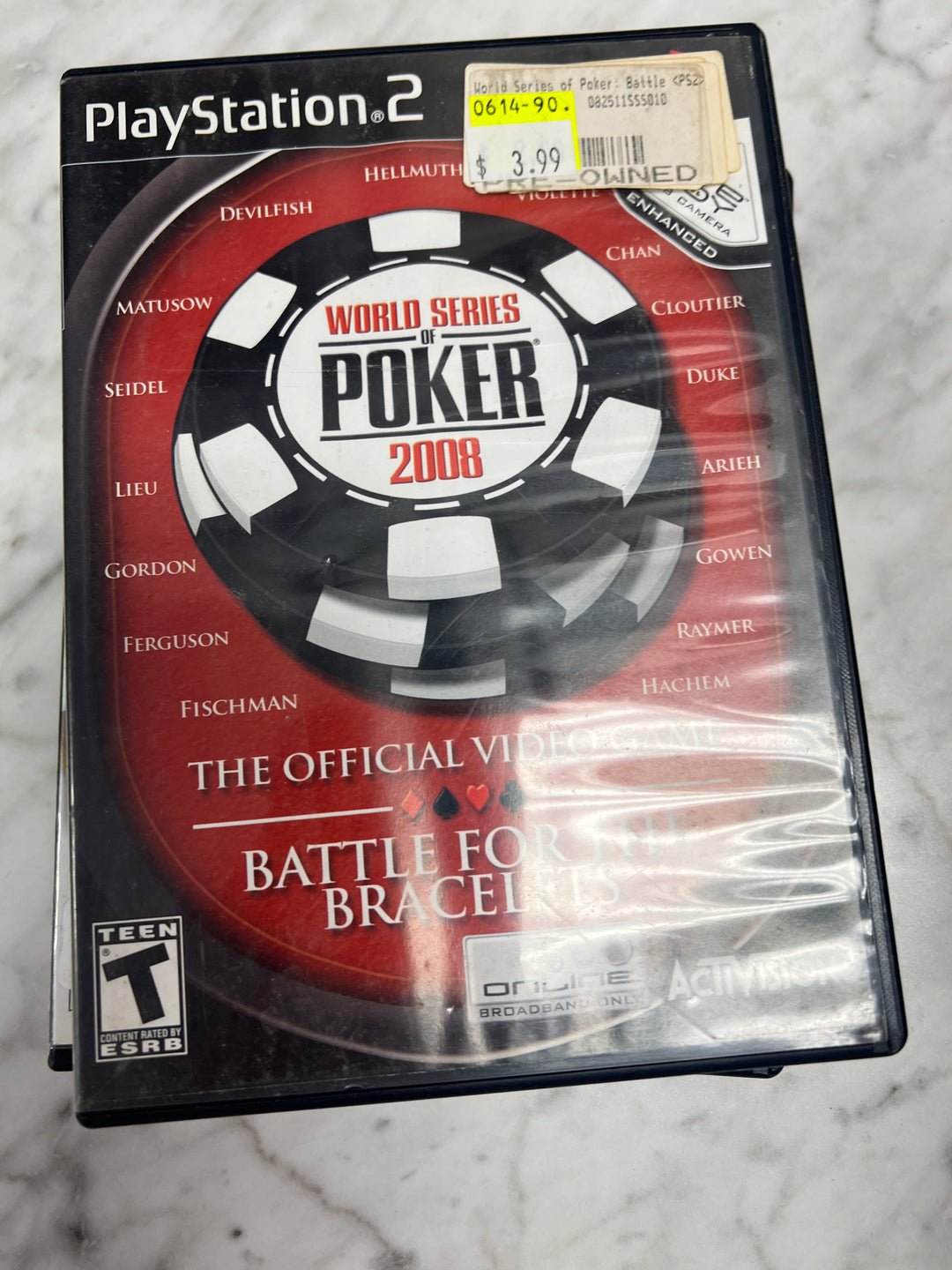 World Series Of Poker 2008: Battle for the Bracelets - PS2 E1225