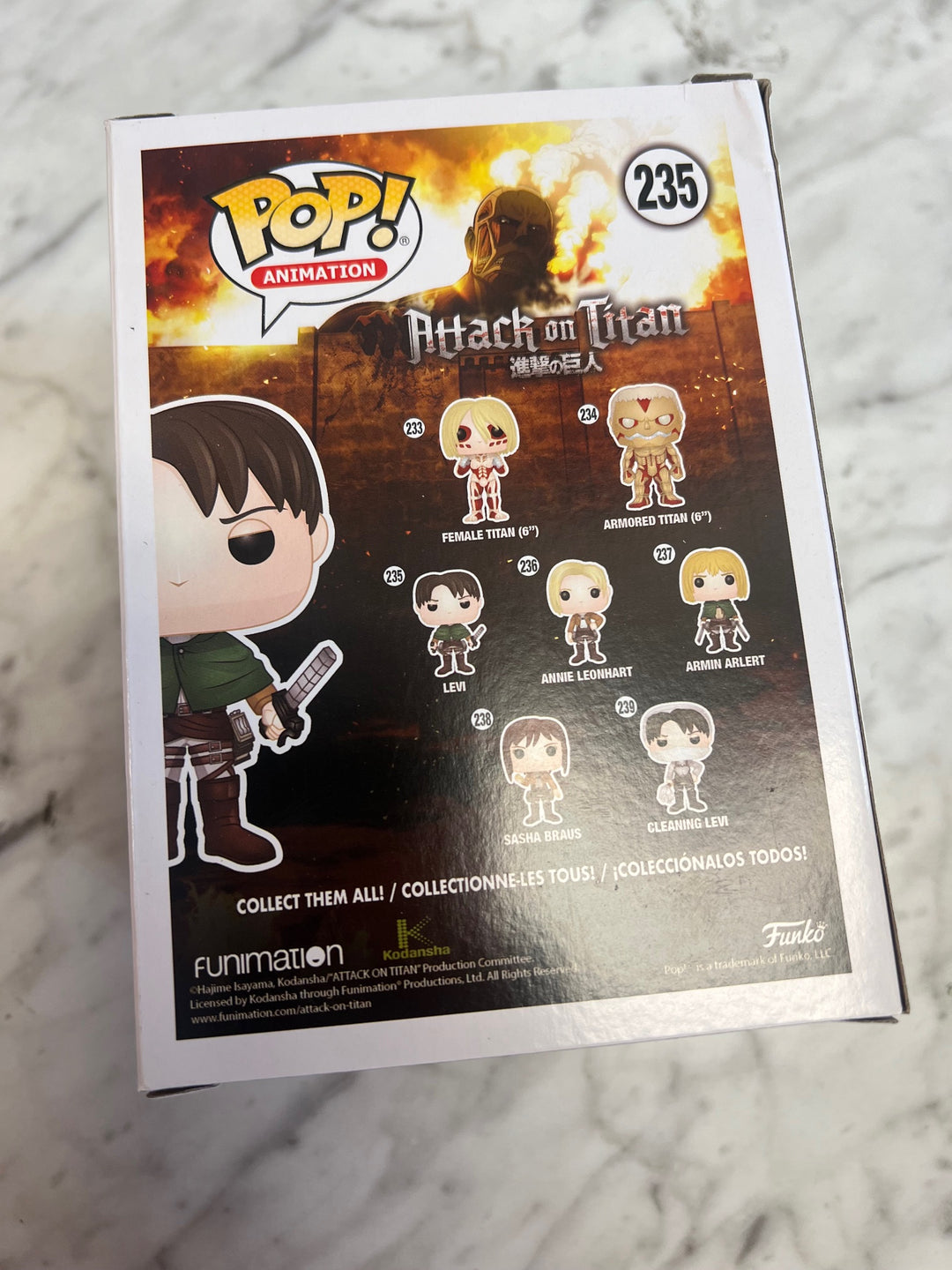 Funko Pop! Levi Ackerman #235 Attack on Titan FP5125