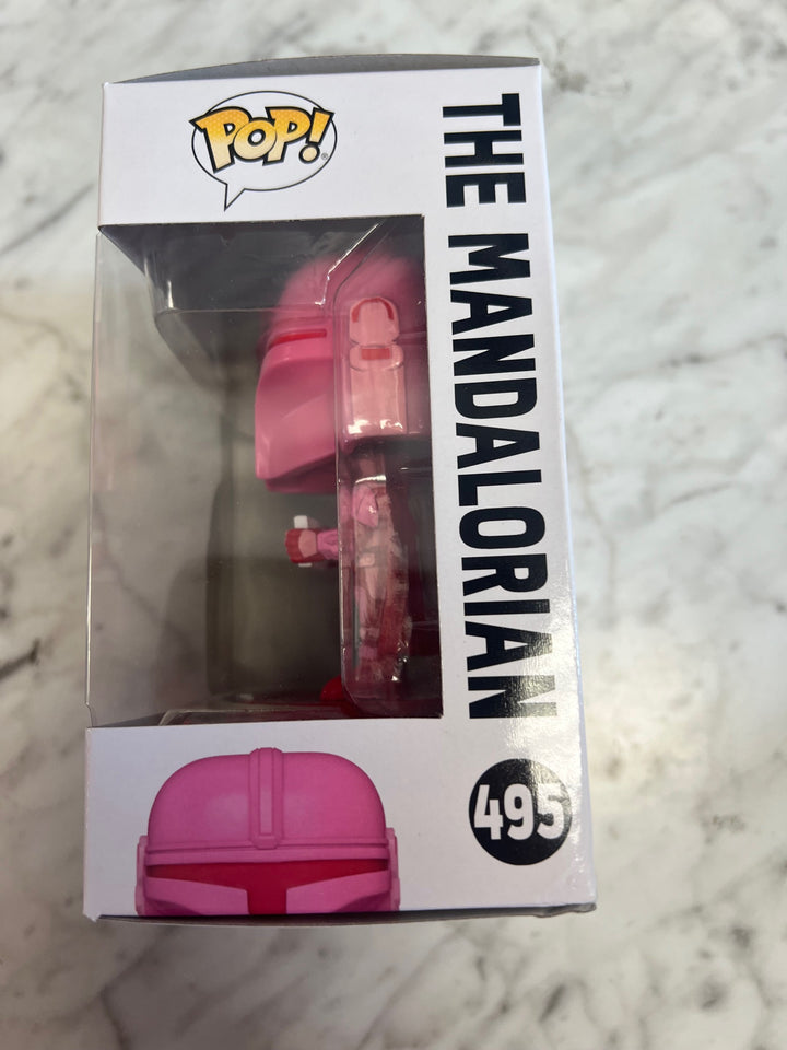Funko Pop! The Mandalorian #495 Star Wars Valentine's Day Pink FP5125