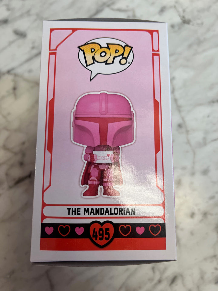 Funko Pop! The Mandalorian #495 Star Wars Valentine's Day Pink FP5125
