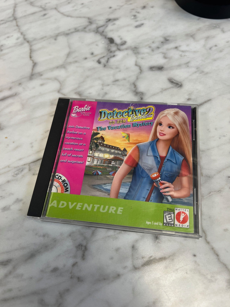 Barbie Detective The Vacation Mystery PC CD-ROM Mattell – Core