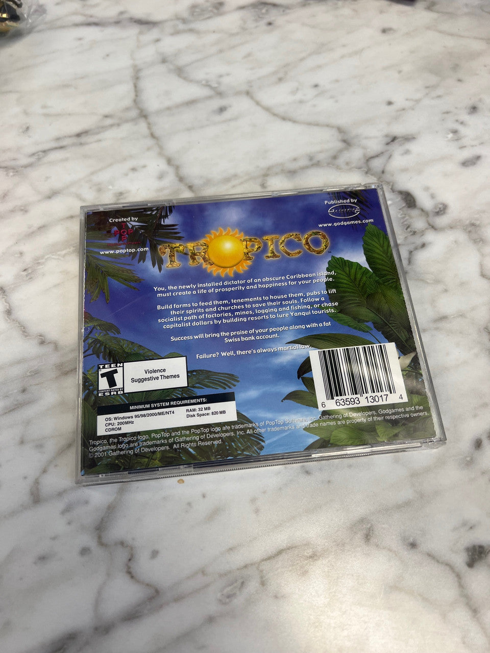 Tropico PC CD-ROM 2001