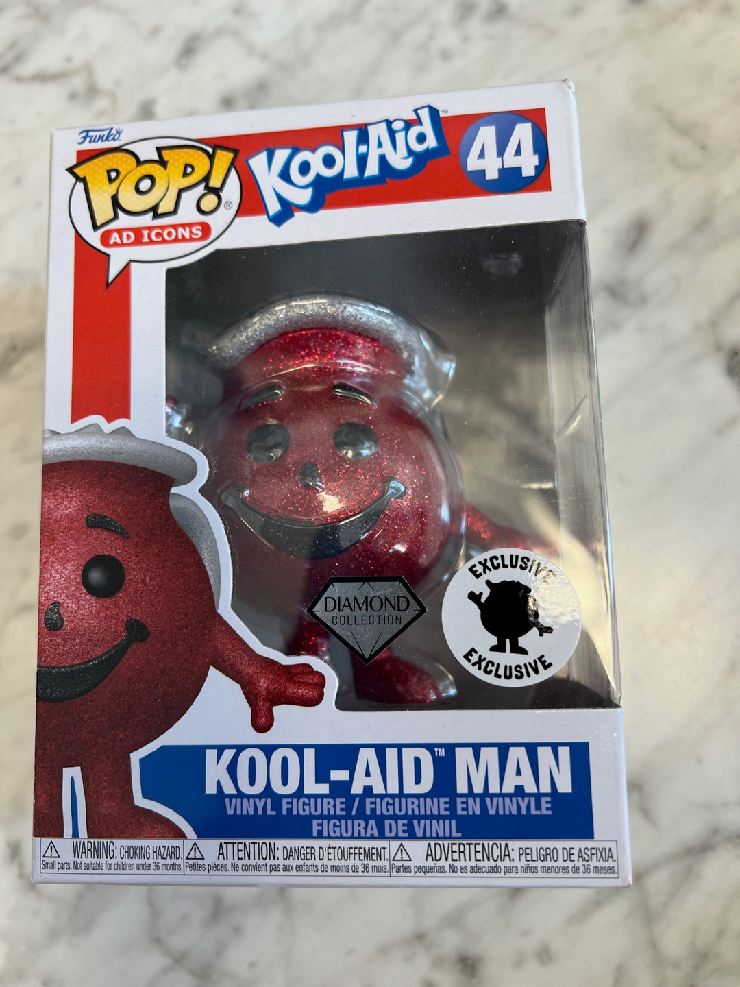 Funko Pop! Ad Icons Kool-Aid Man #44 Diamond Collection Glitter P72325
