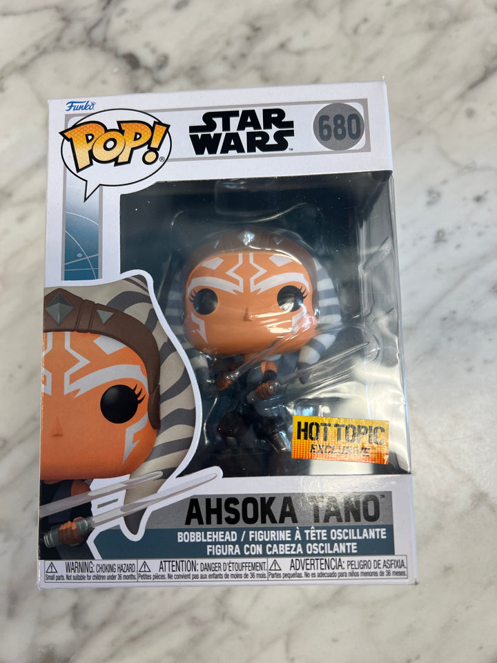 Ahsoka Tano 680 Funko Pop Star Wars Hot Topic Exclusive FP72324