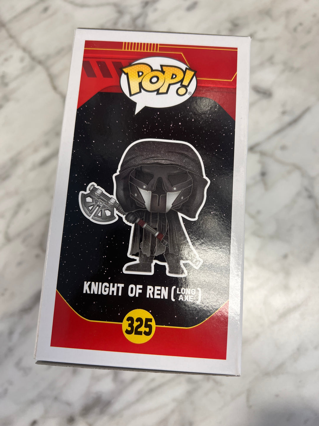 Funko POP! Star Wars #325 KNIGHT OF REN Long axe Smuggler's Bounty EXCLUSIVE FP10124