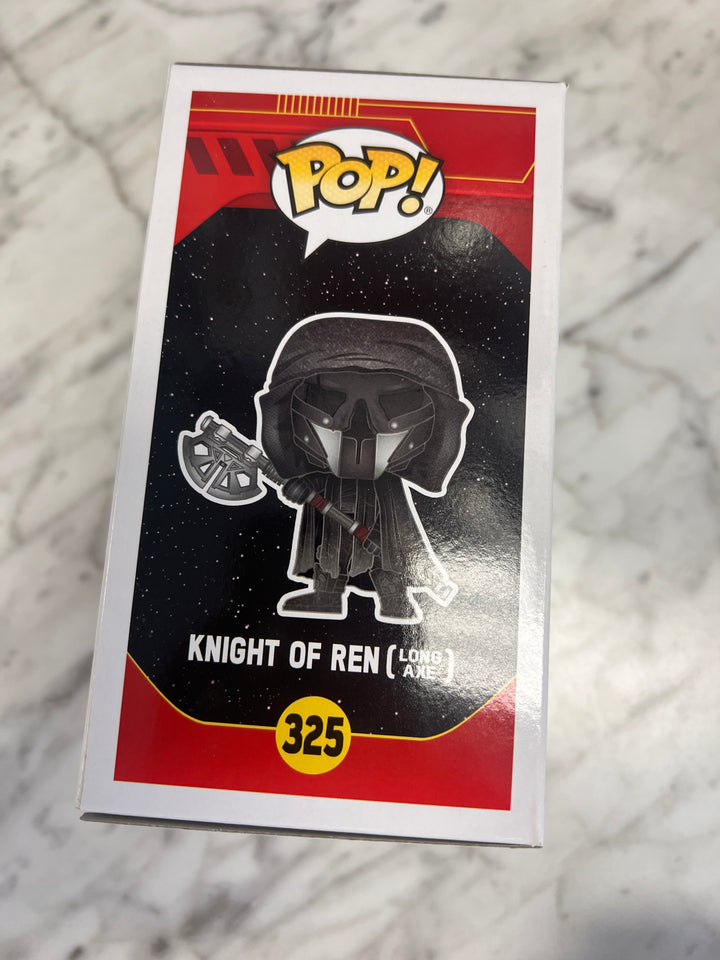 Funko POP! Star Wars #325 KNIGHT OF REN Long axe Smuggler's Bounty EXCLUSIVE FP10124