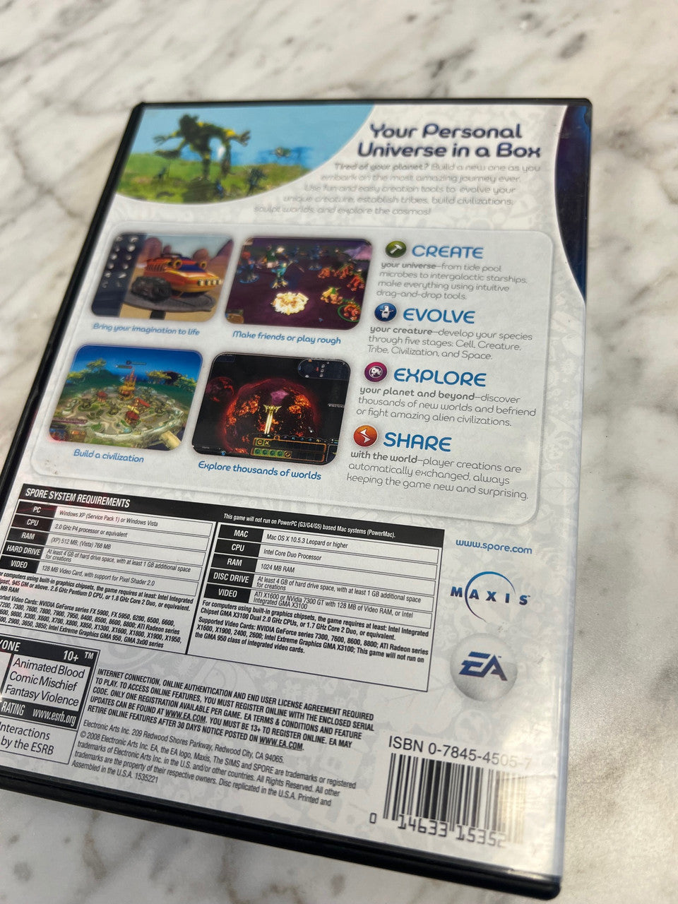 Spore - PC DVD-ROM - PC PC92926