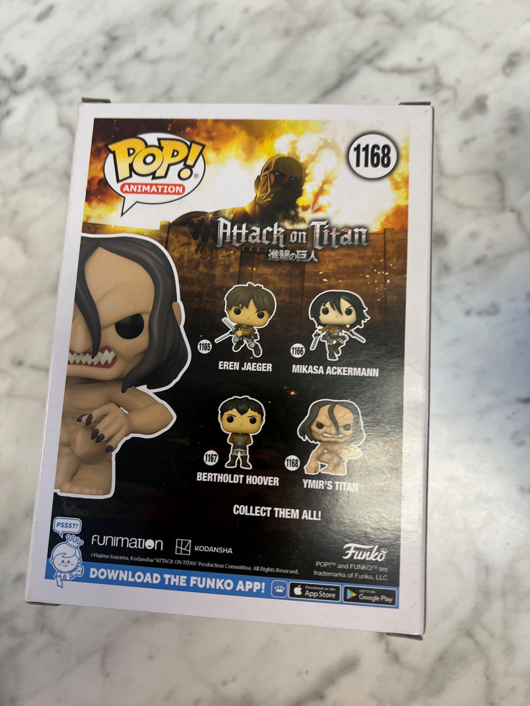 Funko Pop! Ymir's Titan #1168 Attack on Titan FP5125