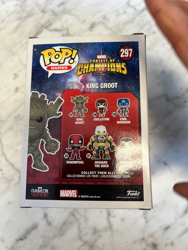 Funko Pop! King Groot #297 Marvel Contest of Champions Gamerverse P72325