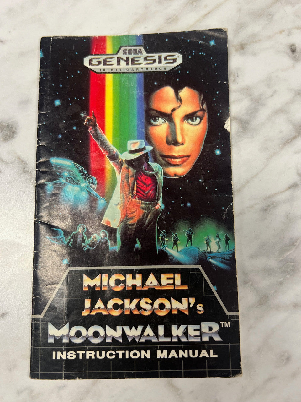 Michael Jackson's Moonwalker Sega Genesis Manual Only