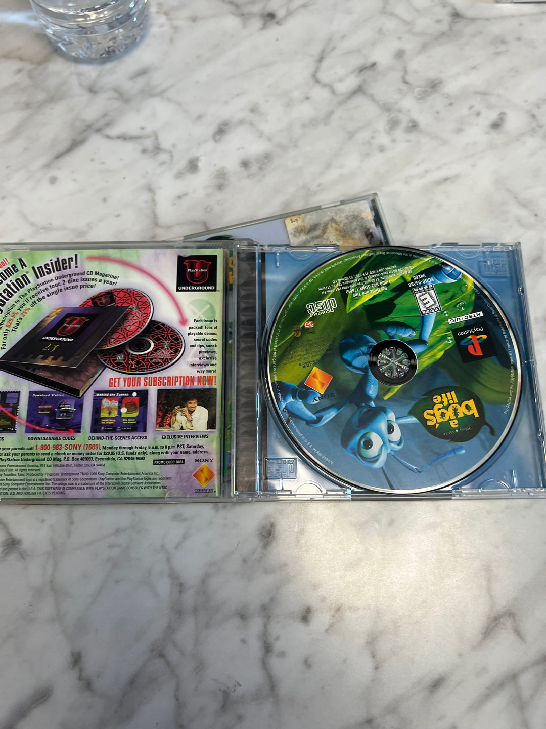 A Bug's Life PS1 Playstation in case. Tested and Working.     UD91324