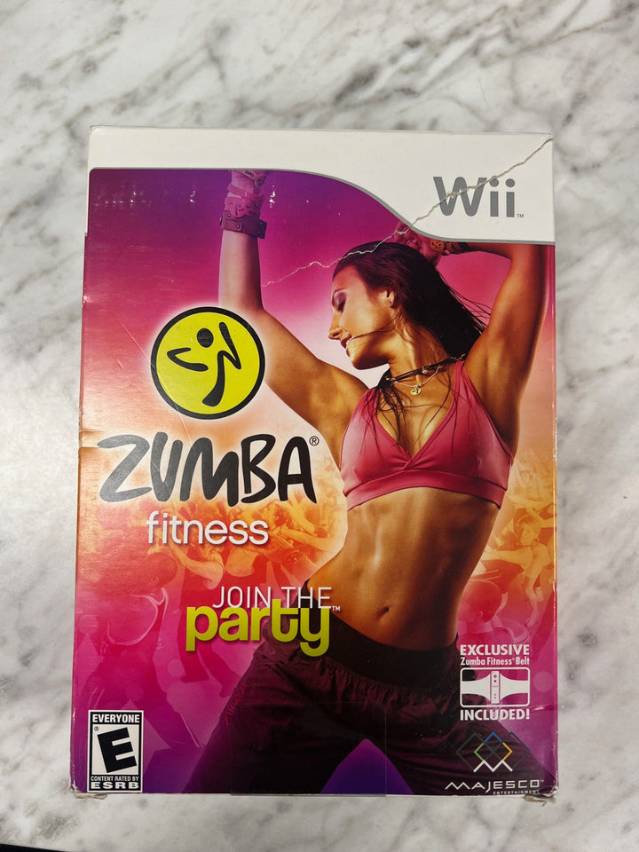 Zumba Fitness big box with belt Nintendo Wii