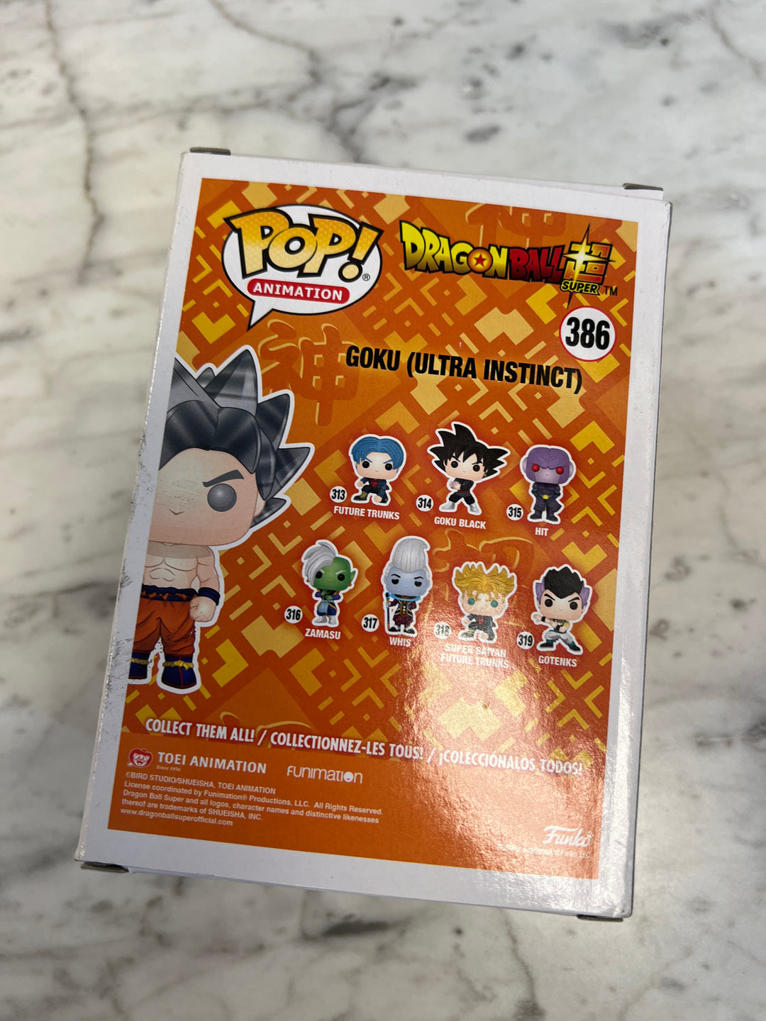 Funko Pop! Dragon Ball Super Goku (Ultra Instinct) #386 Vinyl Figure FP72324