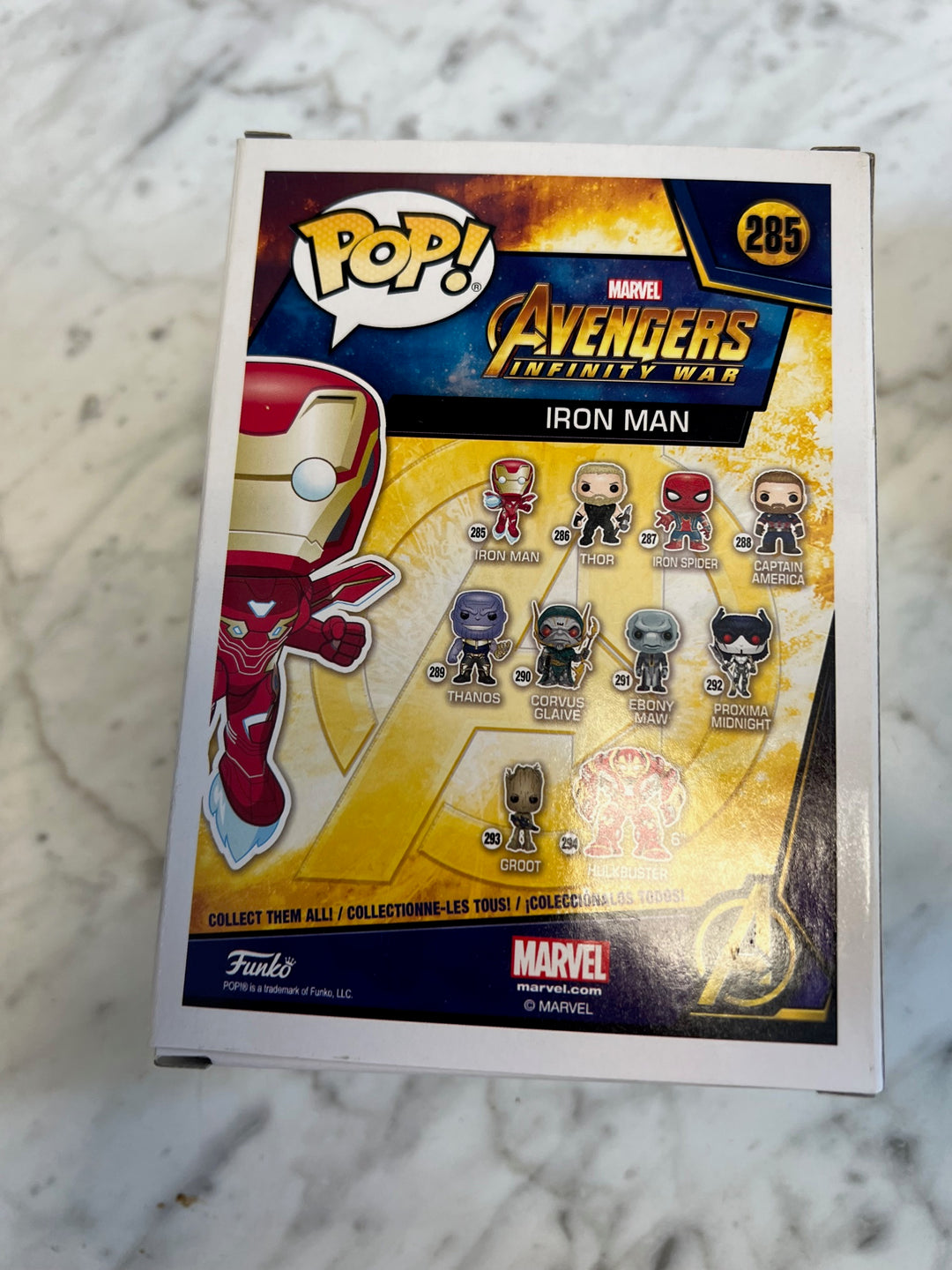 Funko Pop! Iron Man #285 Avengers Infinity War P72325