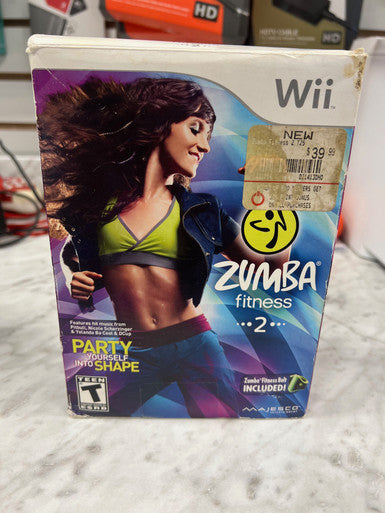 Zumba Fitness 2 big box with belt