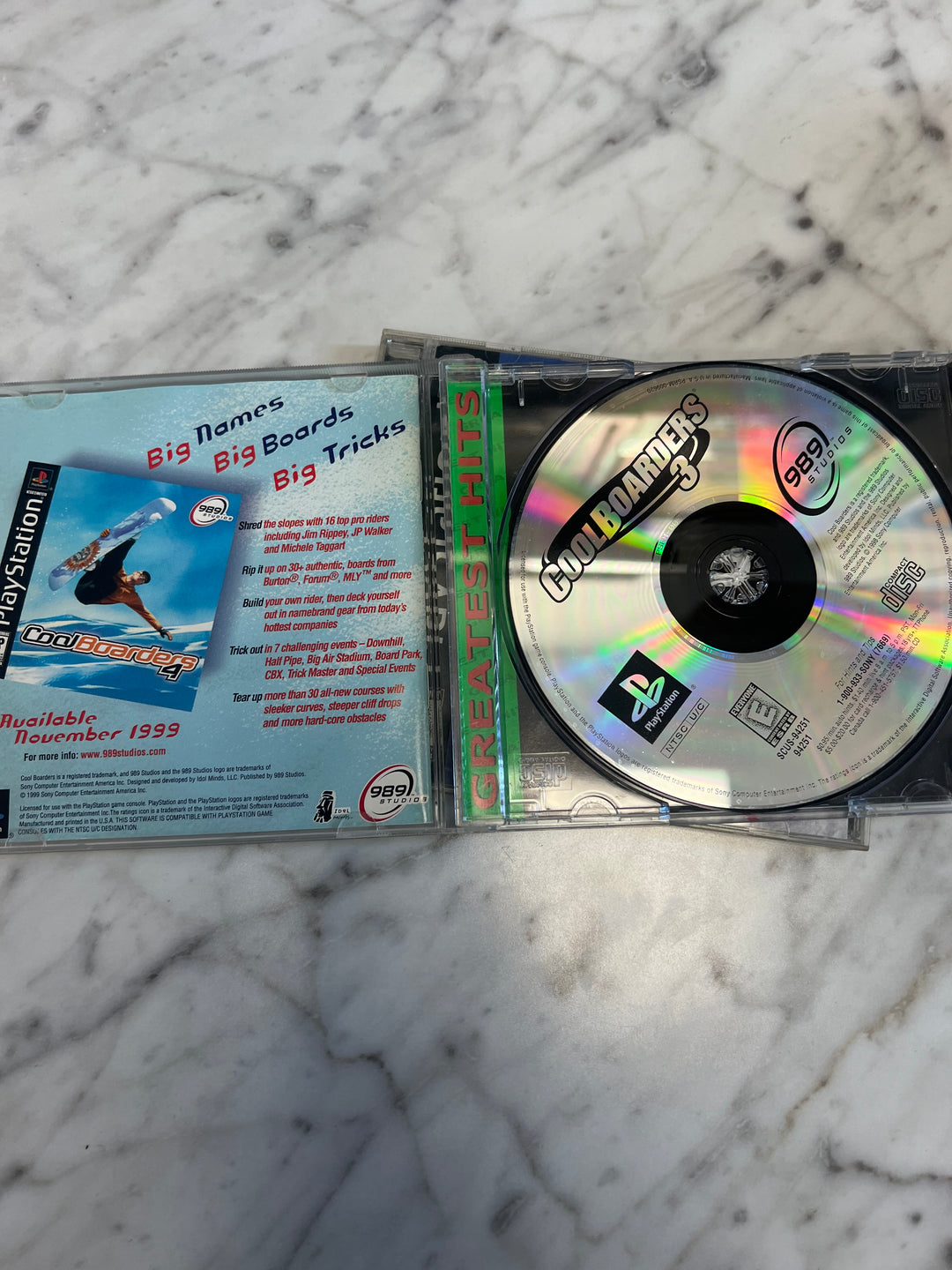 Cool Boarders 3 PS1 Occasion avec Notice - Pal FRA