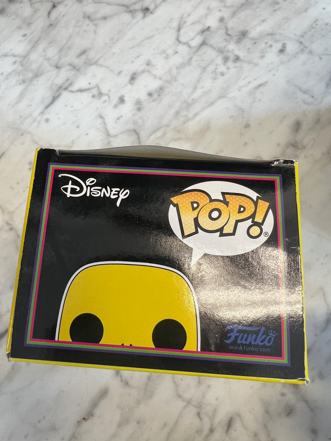 Funko Pop! Jack Skellington #15 Nightmare Before Christmas Blacklight Beat up box P72325