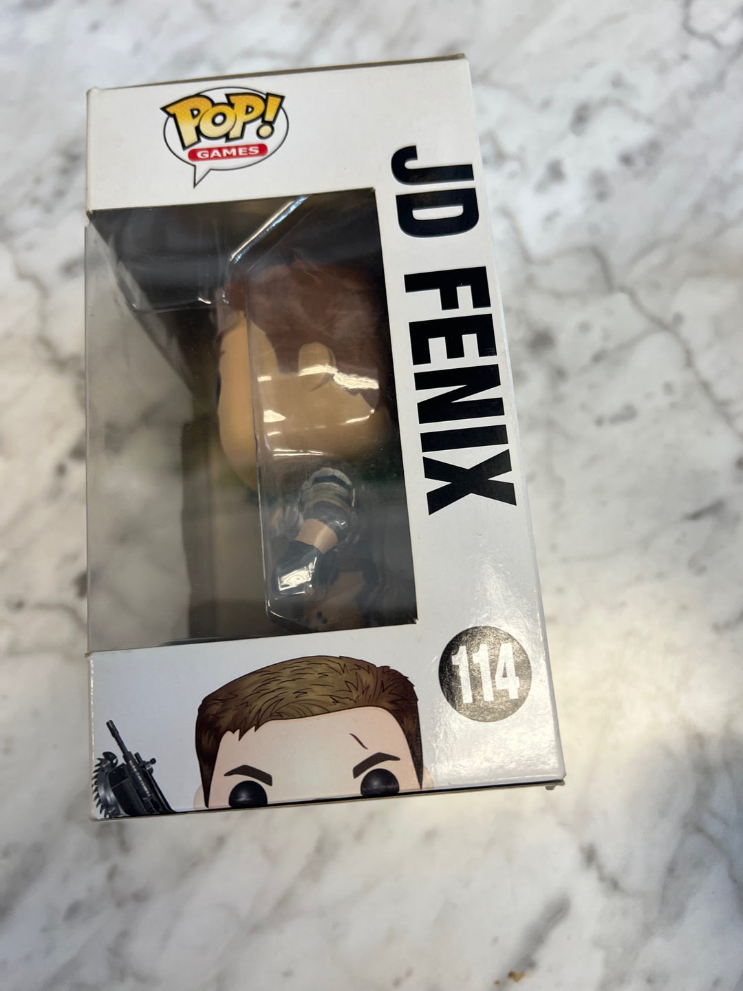 Funko Pop! JD Fenix #114 Gears of War worn box P72325