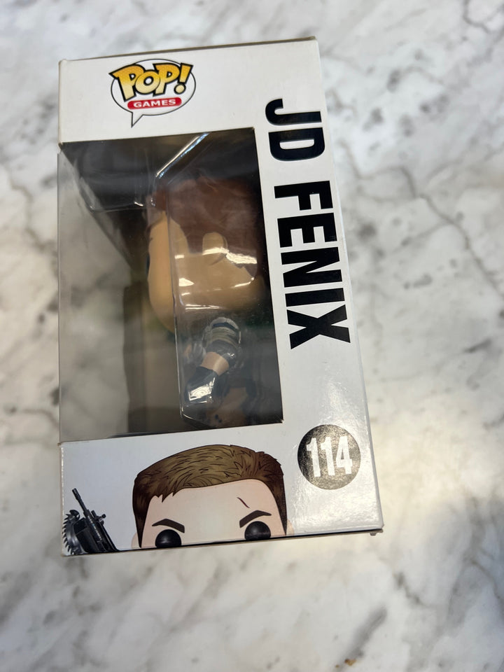 Funko Pop! JD Fenix #114 Gears of War worn box P72325