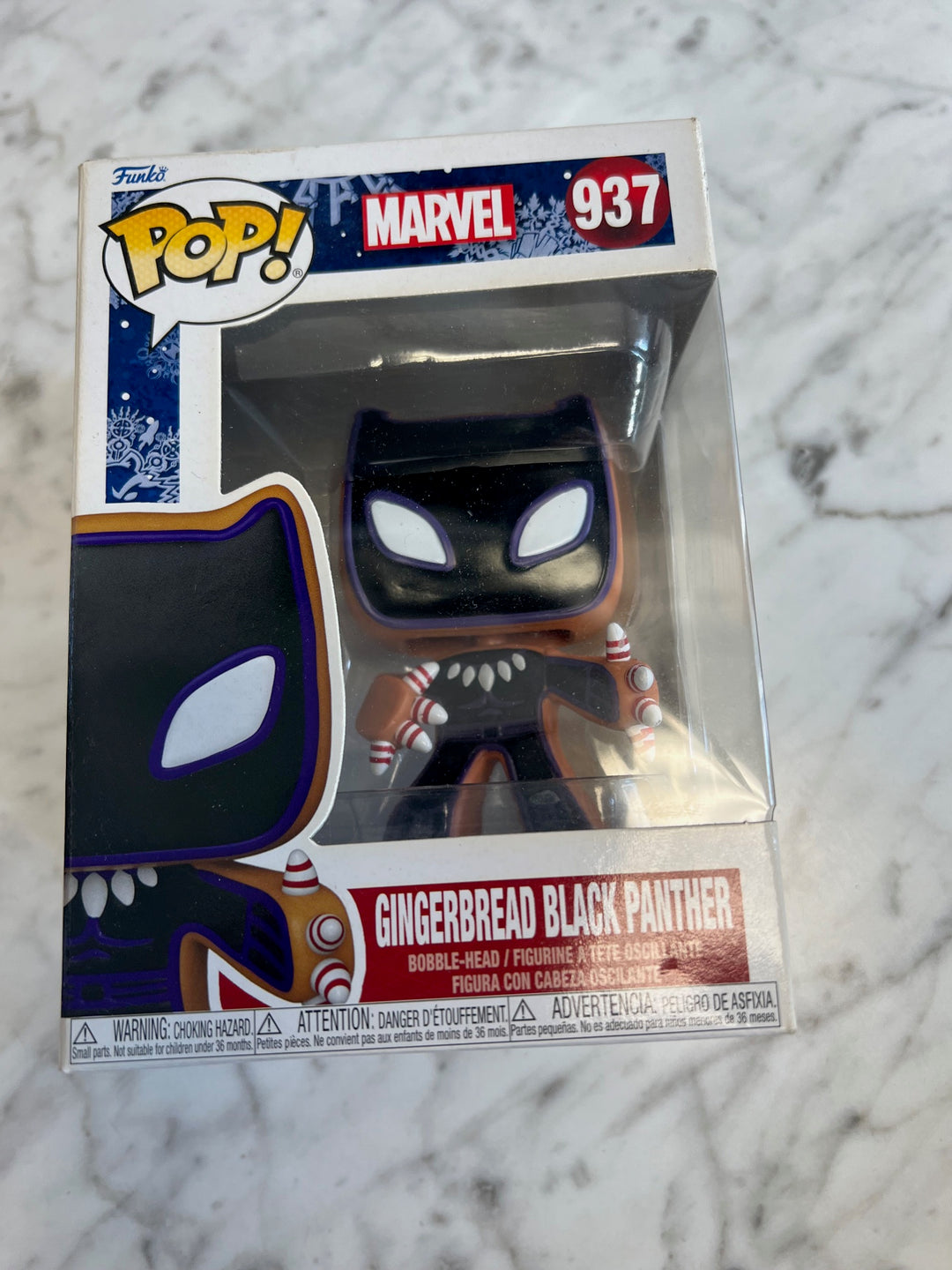 Funko Pop! Gingerbread Black Panther #937 Marvel Holiday P72325