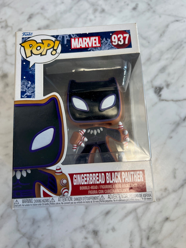 Funko Pop! Gingerbread Black Panther #937 Marvel Holiday P72325