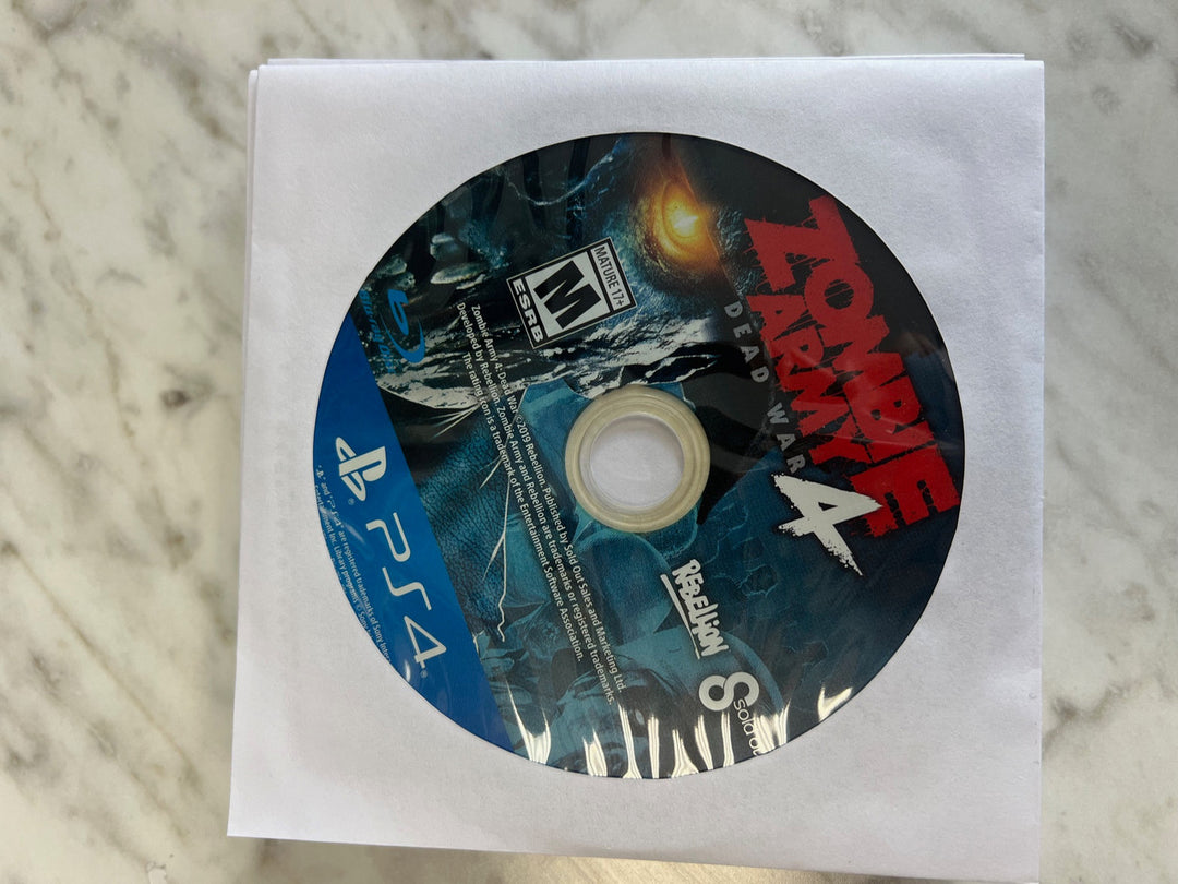 Zombie Army 4 Dead War PS4 Playstation 4 loose disc only