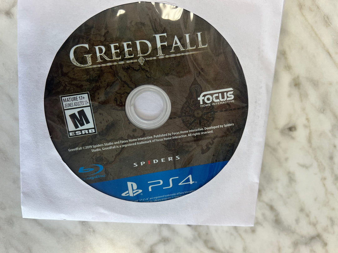 Greedfall PS4 Playstation 4 loose disc only