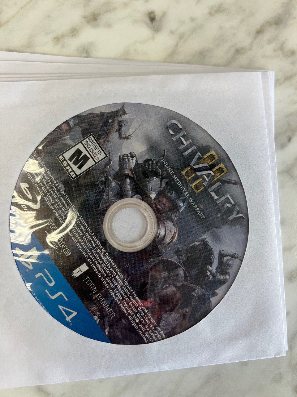 Chivalry II PS4 Playstation 4 loose disc only