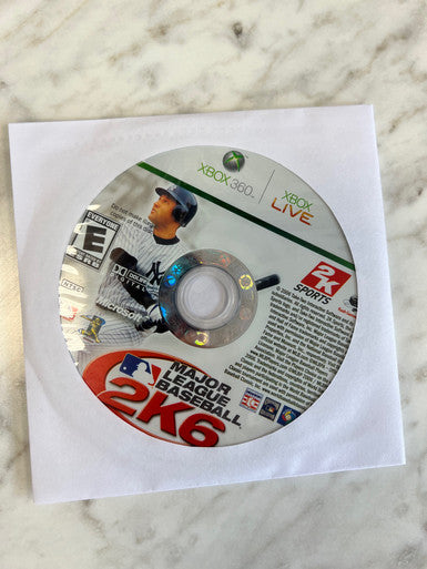 Major League Baseball 2k6 Xbox 360 loose Disc only