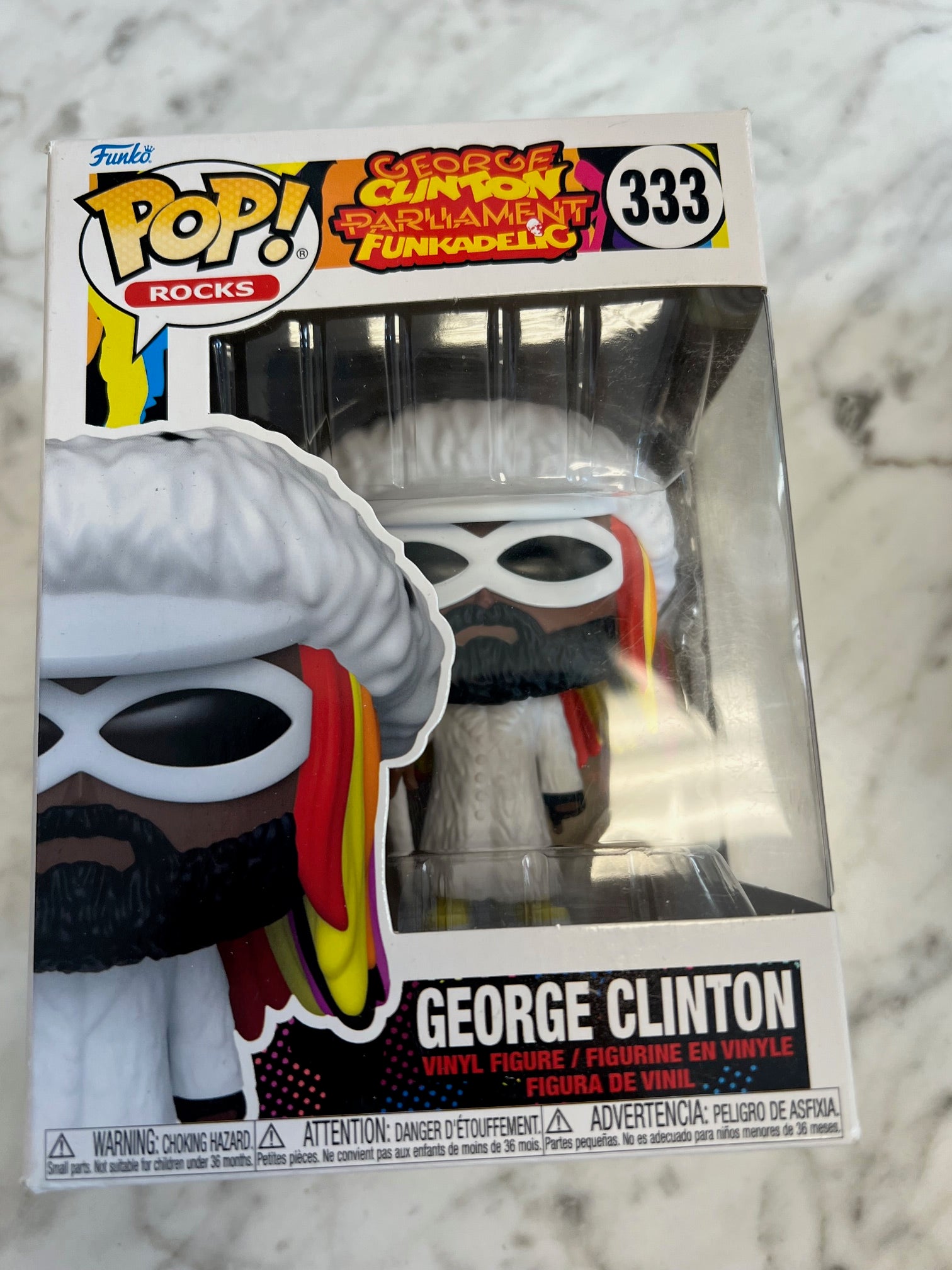 Funko Pop! Rocks George Clinton Parliament Funkadelic #333 P72325