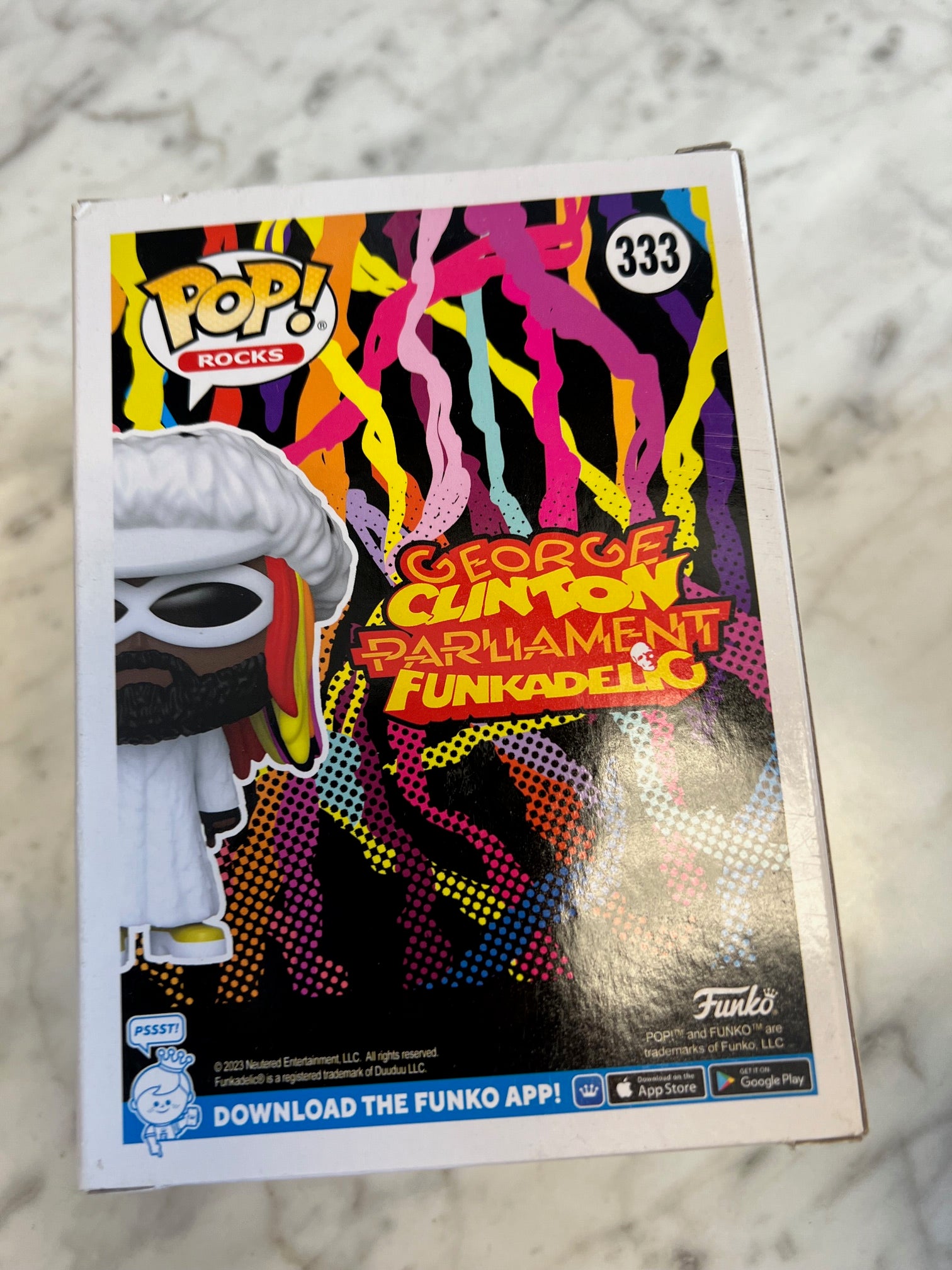 Funko Pop! Rocks George Clinton Parliament Funkadelic #333 P72325