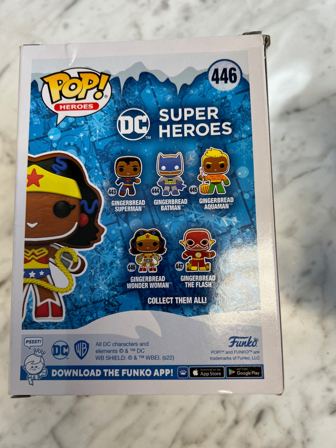 Funko Pop! Gingerbread Wonder Woman #446 DC Holiday P72325
