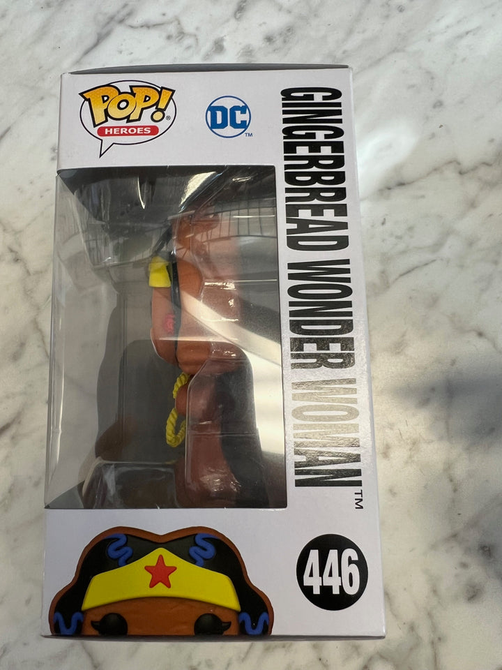 Funko Pop! Gingerbread Wonder Woman #446 DC Holiday P72325