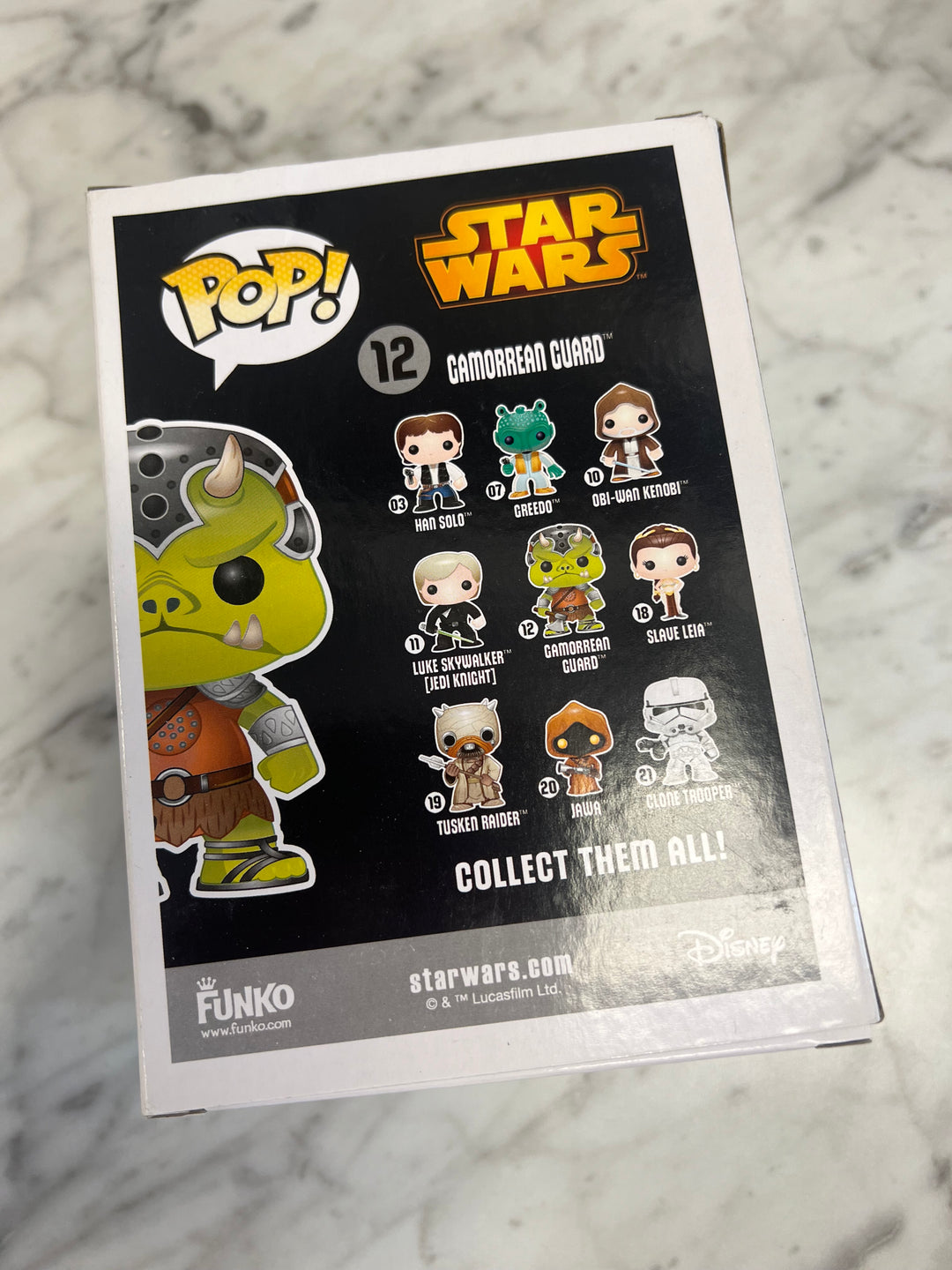 Star Wars Funko Pop - Gamorrean Guard - Black Box - No. 12 FP10124