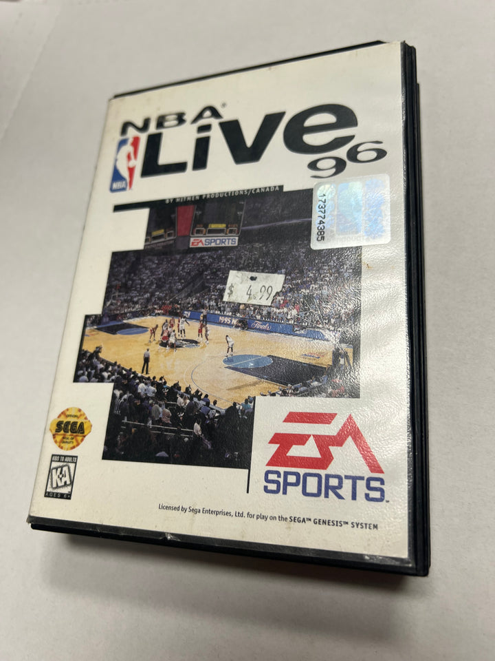 NBA Live 96 for Sega Genesis in case. Tested and working. DU72524