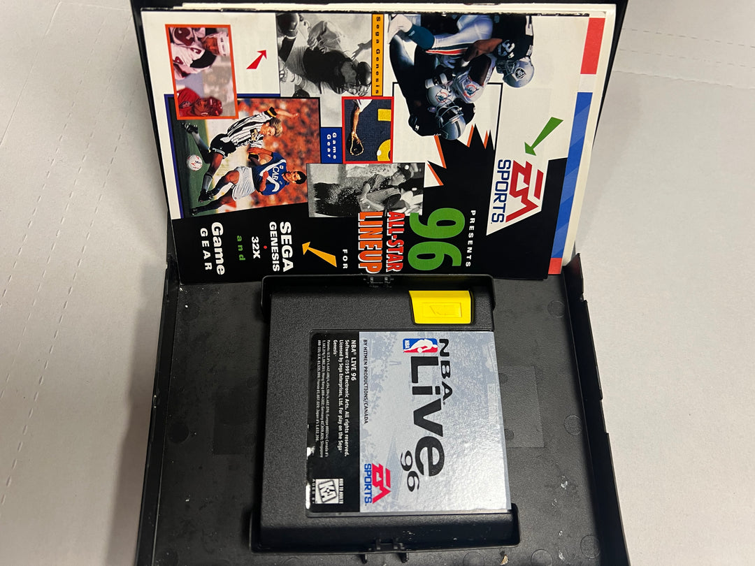 NBA Live 96 for Sega Genesis in case. Tested and working. DU72524