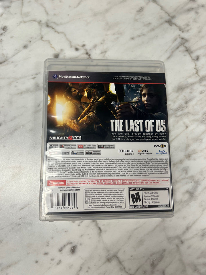The Last of Us PS3 Playstation 3