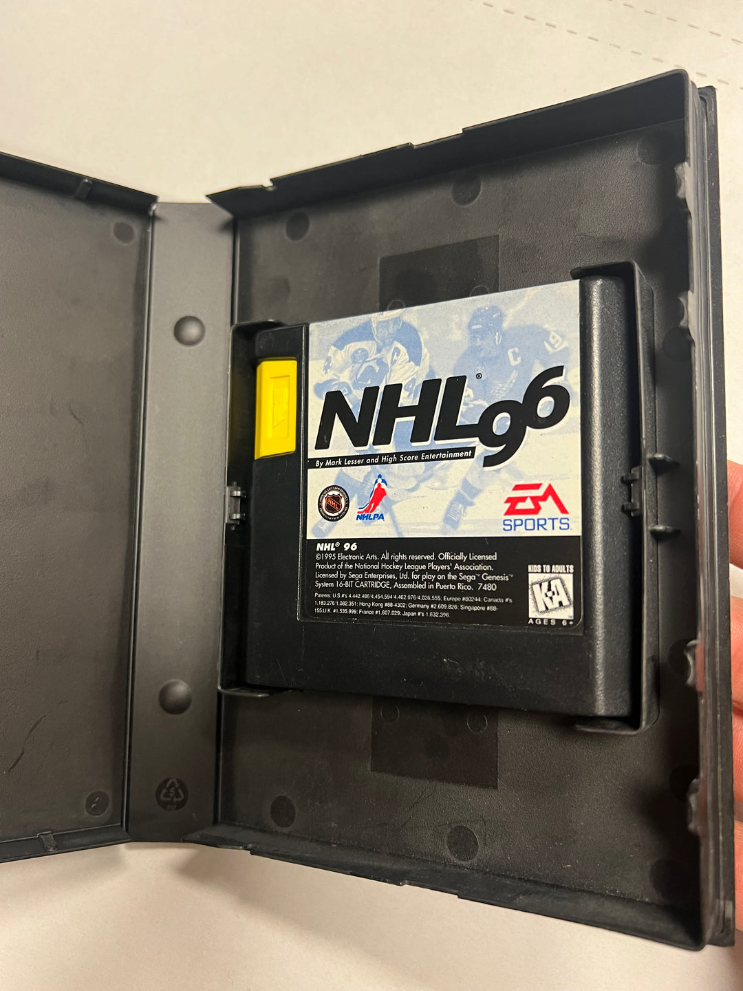 NHL '96 for Sega Genesis in case. Tested and working. DU72524