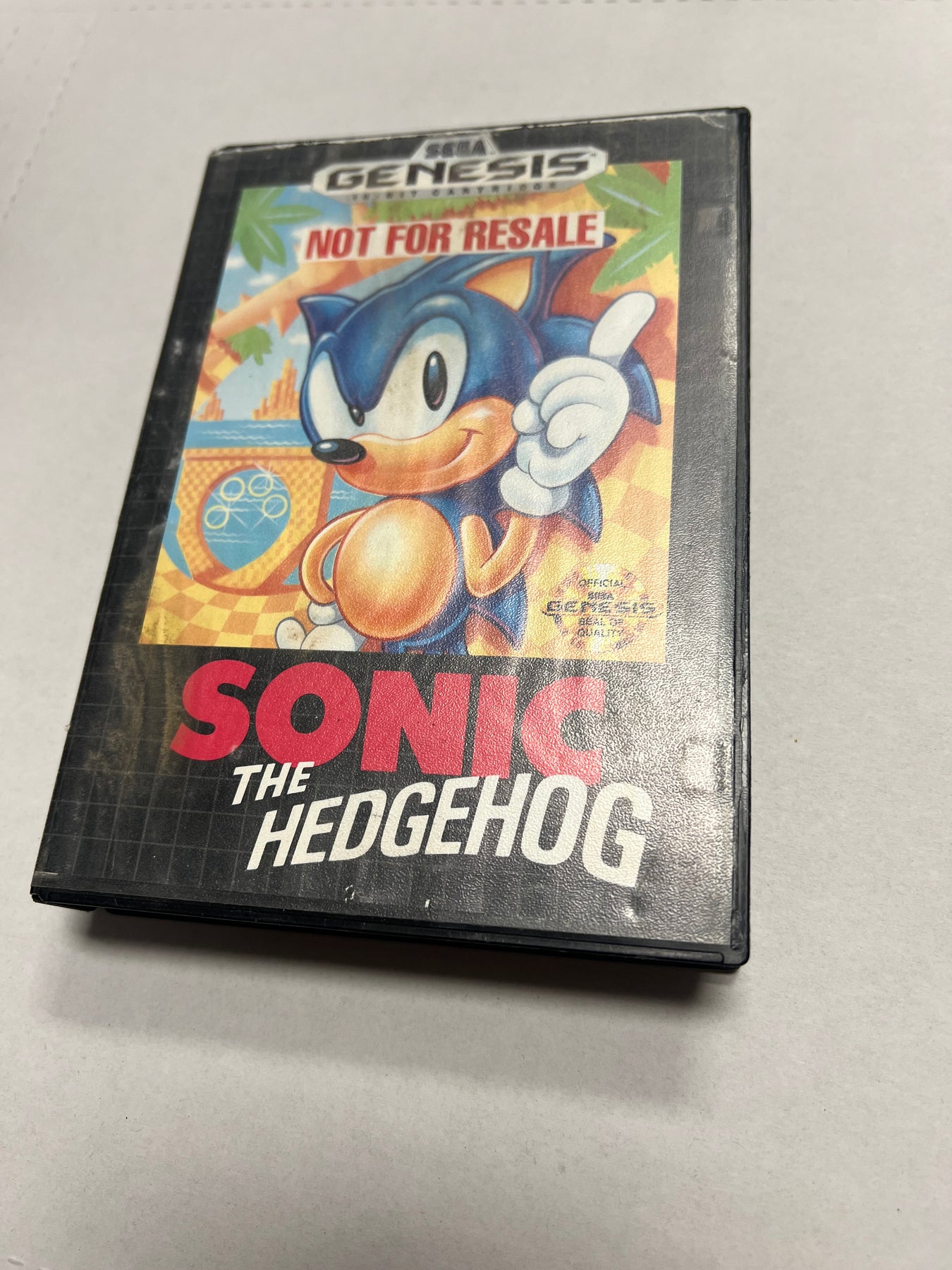 Sonic offers the Hedgehog (Sega Genesis, 1991)