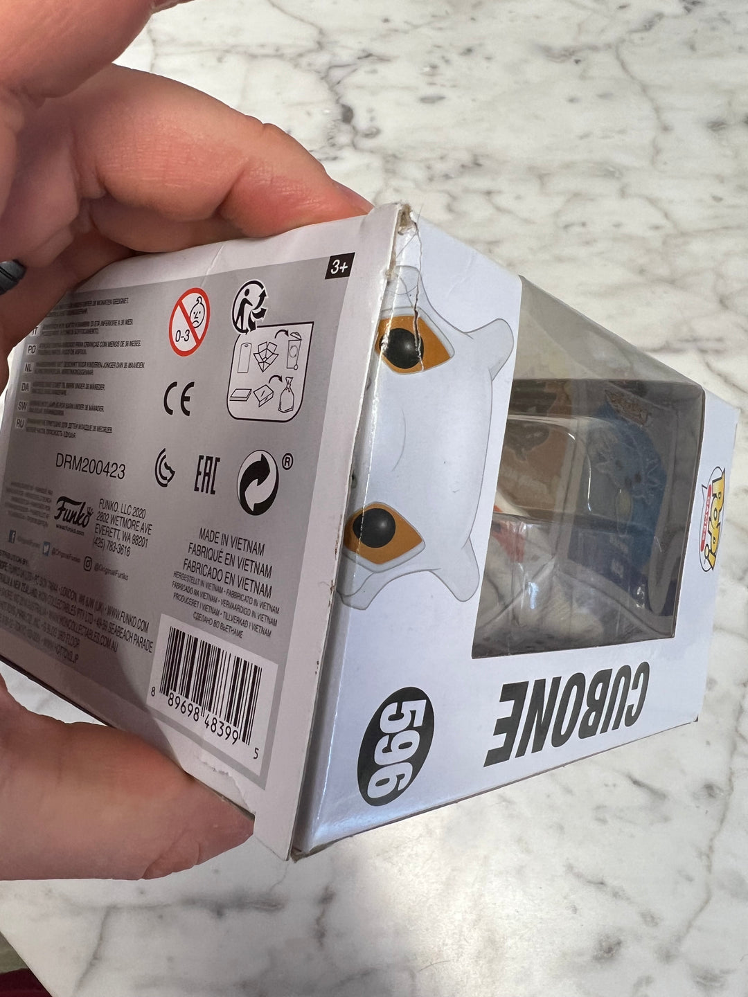 Funko Pop! Cubone #596 Pokemon Damaged box FP5525