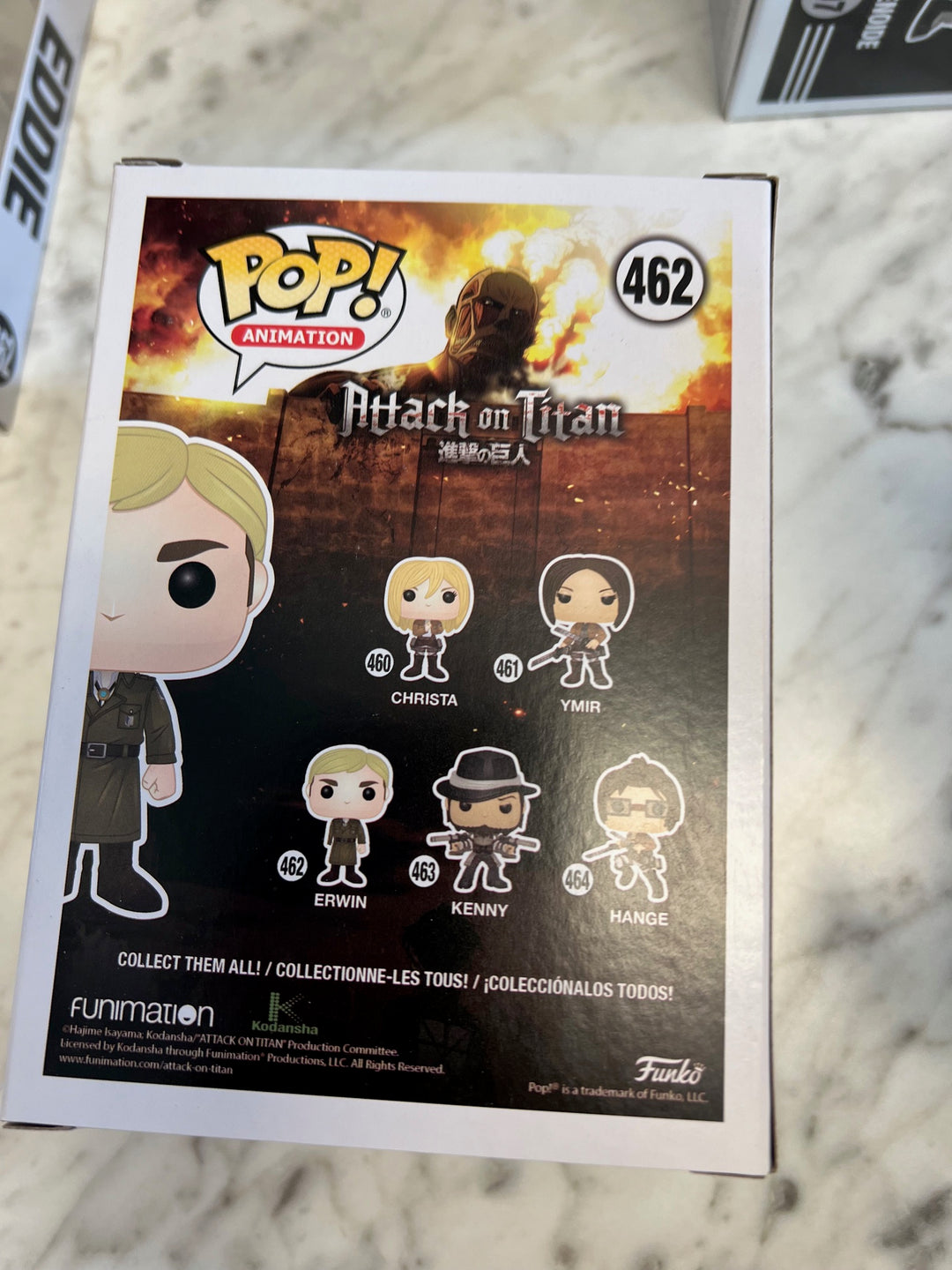 Funko Pop! Erwin #462 Attack on Titan P72325