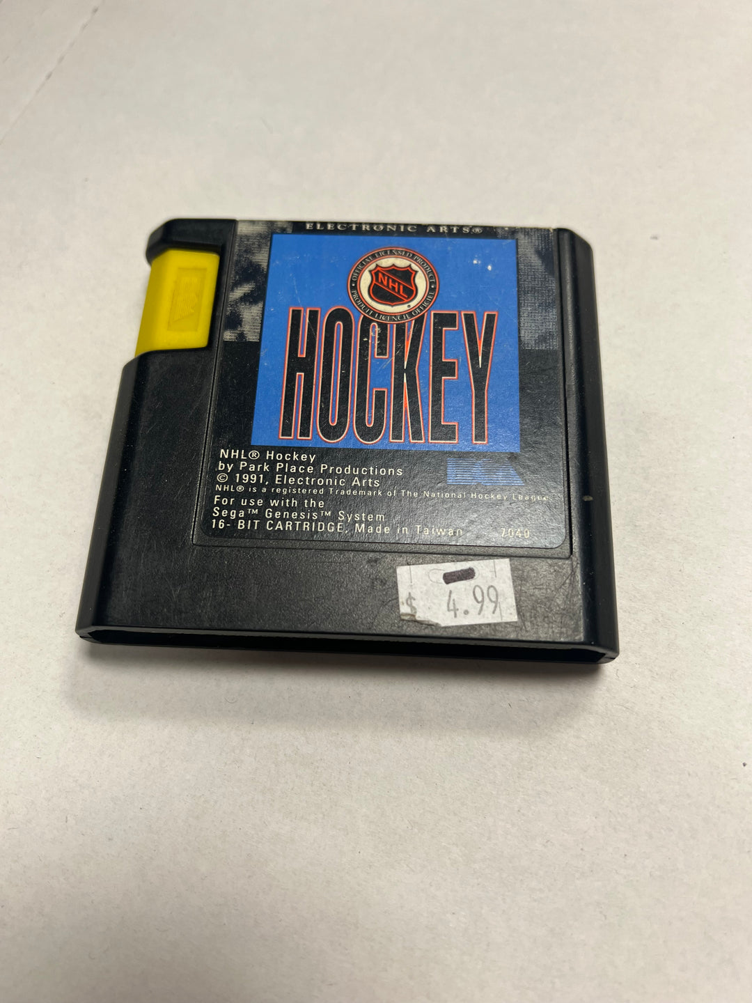 NHL Hockey for Sega Genesis cart only. Tested and working. DU72524