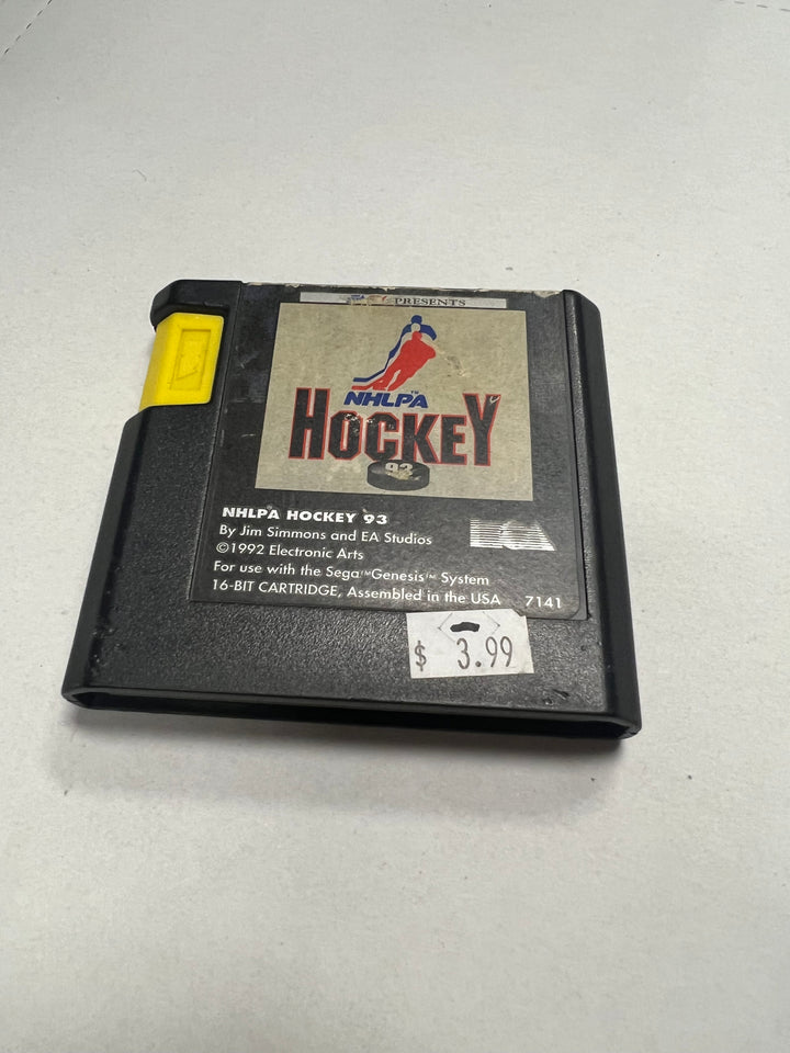 NHLPA Hockey for Sega Genesis cart only. Tested and working. DU72524