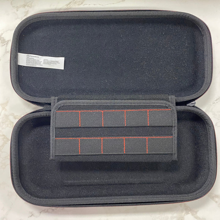 Switch 2 Carry Case PowerA Red and Black Holds 10 Games UA81326
