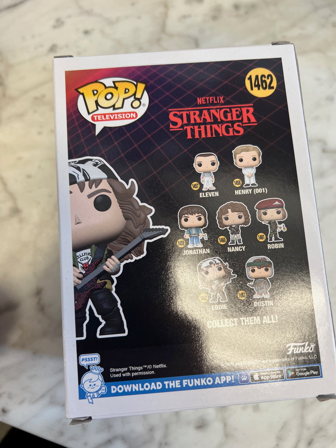 Funko Pop! Eddie Munson #1462 Stranger Things P72325