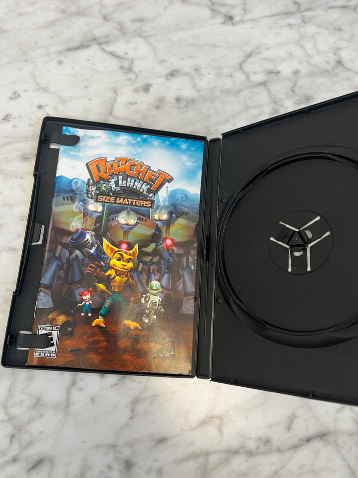Ratchet and Clank Size Matters Case and Manual only PS2 Playstation 2