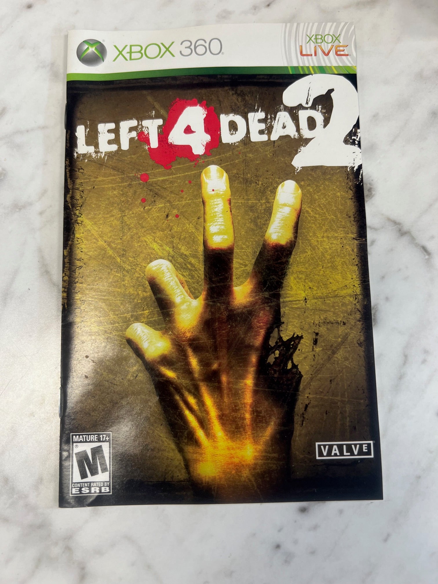 Left 4 Dead Microsoft Xbox Jeu Xbox 360 Left 4 Dead CD Seul En Bon